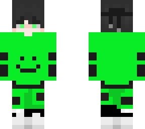 black and green smiley