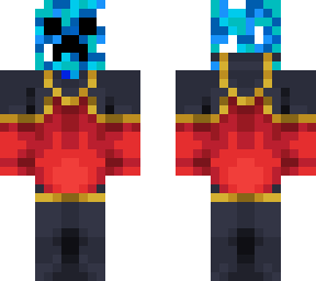 blue creeper in migration suit