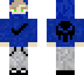 blue nike hoodie