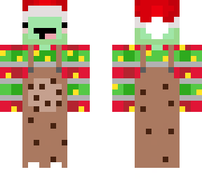 christmas froggy with a christmas hat