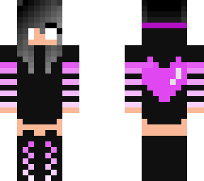 cool purple girl