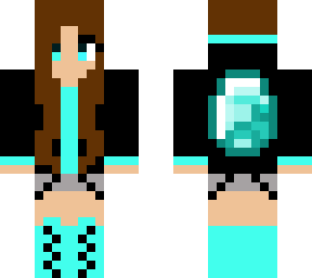 diamond girl skin