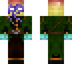 dread infected (green) rainbow steve (for me friend)