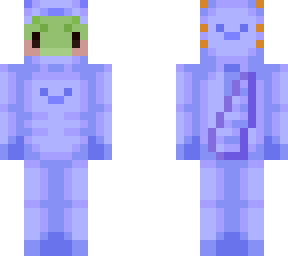 frog in an axolotl onesie lol