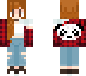 girl with brown hair