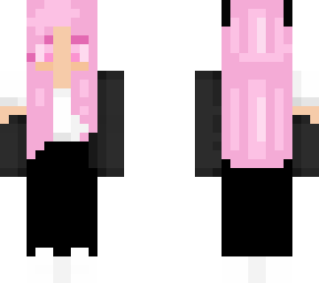 girl with pink hair