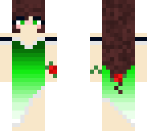 green faded girl
