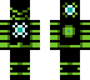 green robot