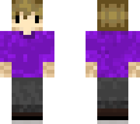 ***** with a purple jumper