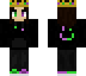 my usually skin with crown