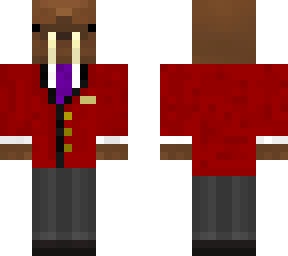nice looking walrus in a suit because the walrus is rich and cool