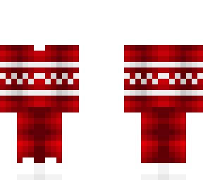ob - ugly red xmas outfit