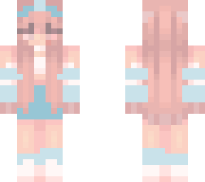 pastel blue girl