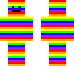 rainbow skin