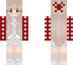Red flannel soft girl | Minecraft Skin