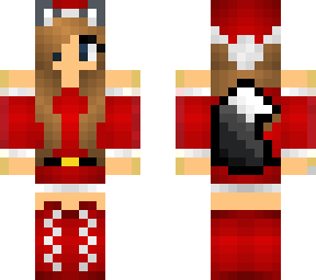 santa wolf girl