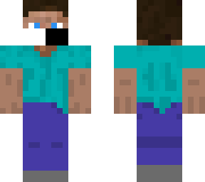 steve wearing ranboos  mask