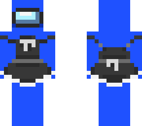 among us blue maid