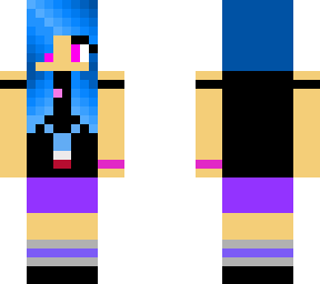 blue hair