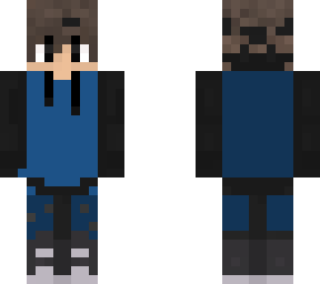 blue minecraft curious
