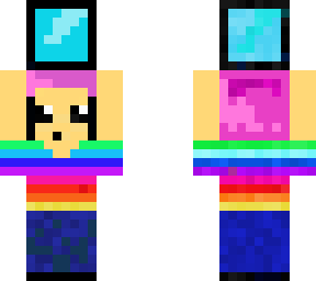 boy carrying blue block