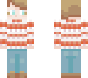boy in striped sweater