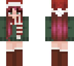 christmas elf girl skin