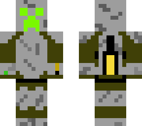 creeper armored warrior with jetpack