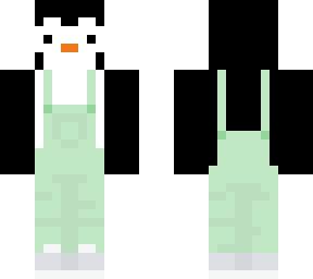 cute penguin w/ overalls