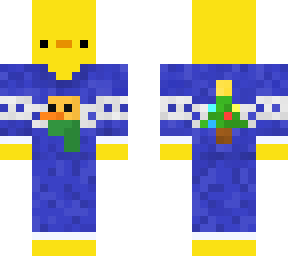duck in christmas outfit