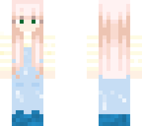 girl with dungarees