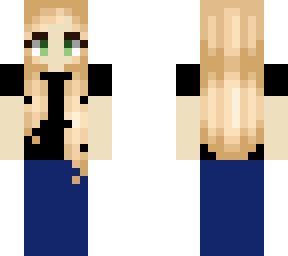 girl with long blonde hair