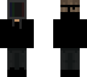 glitched tv mask
