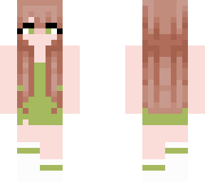 green slit dress