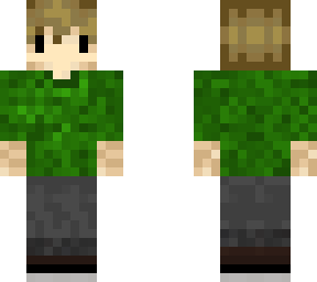 ***** with green jumper