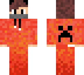 lava fire kid skin