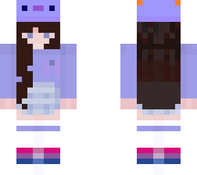 lavender axolotl girl bi***ual skin