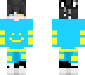light blue and yellow