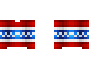 ob - red xmas sweater w/ blue