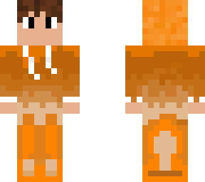 orange aesthetic boy