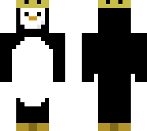 penguin with a crown