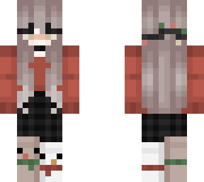 plaid & red