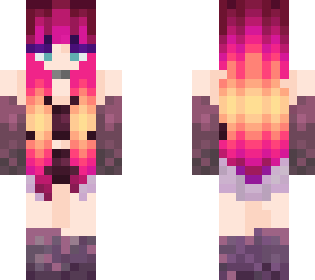 purple girl
