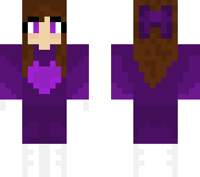 purple snow outfit