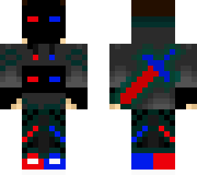 rag mask red and blue 6.0
