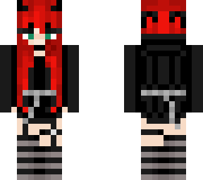 saltsu green eyes red hair