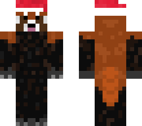 santa red panda