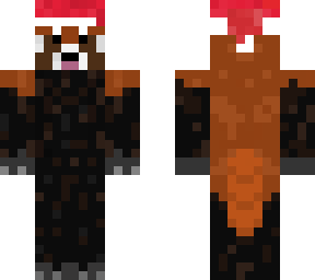 santa red panda