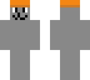 seal with orange beanie