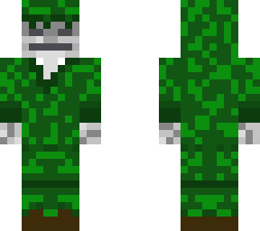 skeleton in ghillie suit